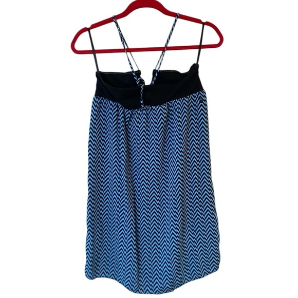 Volcom Blue Striped Halter Dress Medium - Picture 11 of 15